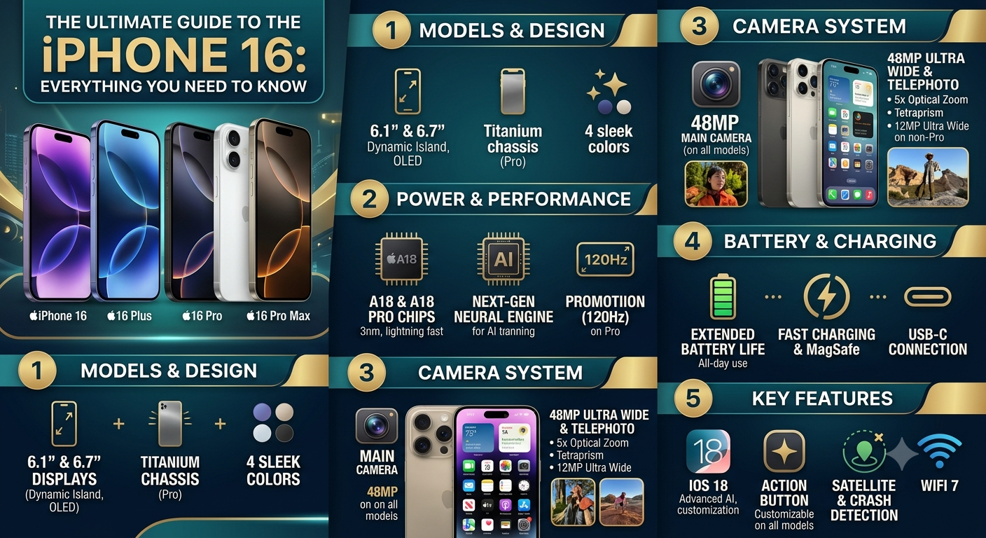 The Ultimate Guide to the iPhone 16: Everything You Need to Know